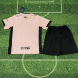 25 /26 BAR Light  Pink  Special Edition  Kids Soccer Jersey(浅粉黑胸花)