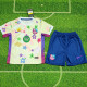 25 /26 BAR Light Yellow Special Edition  Kids Soccer Jersey(绿色大胸花）