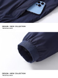 2025 New Black Simple casual Windbreaker#汤米风衣-707