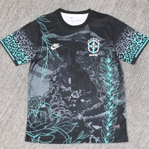 25/26 Brazil  Special Edition Black Fans Soccer Jersey