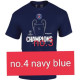 2025 PSG Navy Blue Champions League pure cotton T-shirt#NO.4(纯棉 、海军蓝 ）