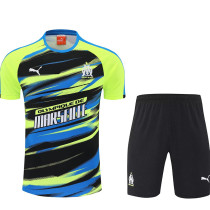 25/26  Marseille Fluorescent Green Training Short Suit(荧光绿）