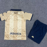24/25 La Coruna 25th Anniversary Edition Yellow Kids Soccer Jersey
