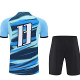 25/26  Marseille Lake Blue Training Short Suit(湖蓝）