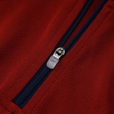25/26  ARS Maroon Half Pull Tracksuit #B2539 (半拉链)
