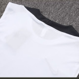 25/26  CHE White Tank top and shorts suit#D2573