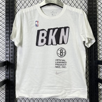 2025 T265 Blue Nets  Pure Cotton  White T-shirt