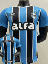 25/26 Gremio Home Player Version Soccer Jersey（Print sponsors）广告版