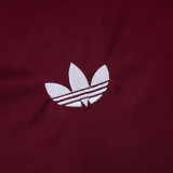 25/26  Ajax 125th Anniversary Edition Maroon Half Pull Tracksuit #B2540 (半拉链)