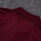 25/26  Ajax 125th Anniversary Edition Maroon Half Pull Tracksuit #B2540 (半拉链)