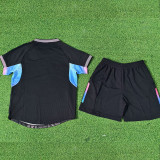25/26  Algeria Black Camouflage Player Version  Kids Soccer Jersey#A37