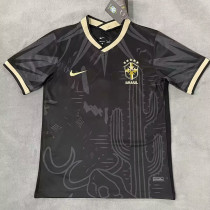 2023 Brazil Cactus Black Fans  Soccer Jersey