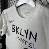 2025 T251  Nets HARDEN # 13 NK White  Pure Cotton  Blue T-shirt
