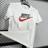 2025 T254 NK White  Pure Cotton  Blue T-shirt