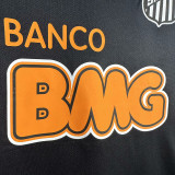 2012/2013 Santos FC Black Long Sleeve Retro Soccer Jersey