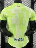 24/25 BAR Third Co branded advertisement  Player Version Soccer Jersey(胸前蓝色字）
