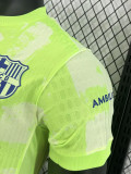 24/25 BAR Third Co branded advertisement  Player Version Soccer Jersey(胸前蓝色字）