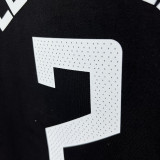 2025 T261 Clippers  LEONARD #12 NK Black  Pure Cotton  Blue T-shirt