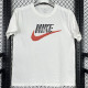 2025 T254 NK White  Pure Cotton  Blue T-shirt