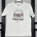 2025 T247 Hamburger ETA NK White  Pure Cotton  Blue T-shirt