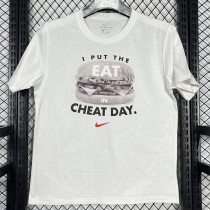 2025 T247 Hamburger ETA NK White  Pure Cotton  Blue T-shirt
