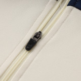 25/26 Portugal Beige Half Pull Kids Tracksuit  (童装、半拉链)