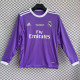 2016/2017 RMA Away Long Sleeve Retro Soccer Jersey (长袖、带胸前字)