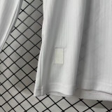 25/26 Germany White 125th Anniversary Edition  Long Sleeve  Fans Soccer Jersey(White Logo)\白色队标