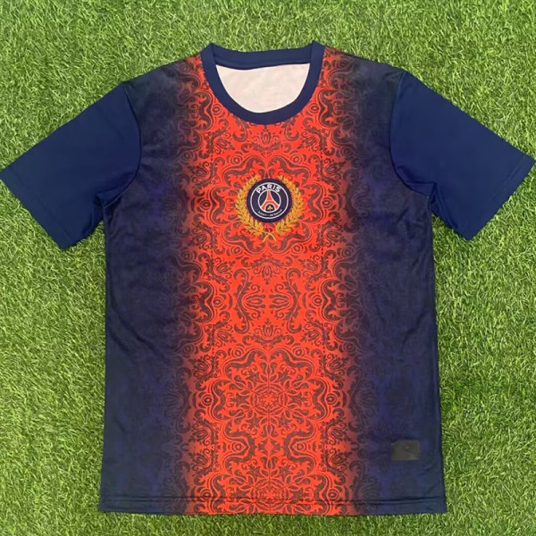 25/26 PSG Royal Blue & Orange  Fans Training Shirts