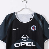 2001/2002  PSG Paris Third  Retro Soccer Jersey