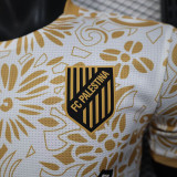 25/26 Palestine  Special Edition Yellow Player Version Soccer Jersey