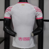 25/26 BAR  Special Edition Pink Player Version Soccer Jersey(粉胸花）