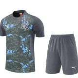 25/26 Man City Grey Training Short Suit