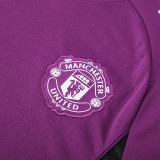25/26 Man Utd Purple Training Shorts Suit