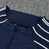 25/26  PSG Royal Blue Half Pull Tracksuit #B2516 (半拉链)