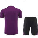 25/26 Man Utd Purple Training Shorts Suit