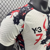 25/26 Japan（Y-3)Black Dragon Edition Beige  Player Version  Soccer Jersey