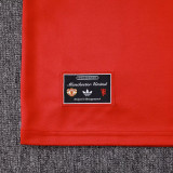 25/26 Man Utd Red  Half Pull Tracksuit #B2511 (半拉链)