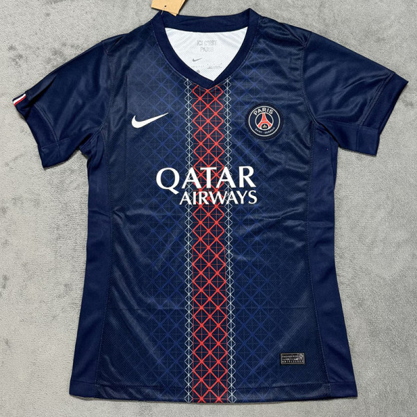 25/26 PSG Home  Women  Soccer Jersey#女