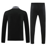 24/25 Al-Nassr Black Half Pull  Kids tracksuit (童装、半拉链)