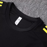 25/26 Man Utd Black Training Shorts Suit#D2569