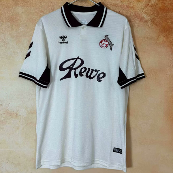 25/26 FC Köln White Special Edition Fans Soccer Jersey
