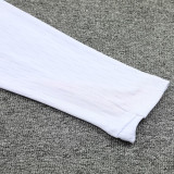 24/25  PSG White  Half Pull  Kids tracksuit (半拉链、童装)