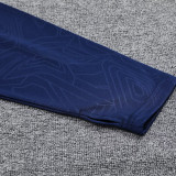 24/25 Marseille Royal Blue Half Pull  Kids tracksuit (童装、半拉链)