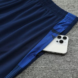 24/25 Al-Nassr Royal Blue Half Pull Kids tracksuit  (童装、半拉链)