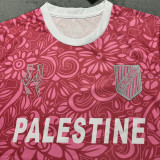 25/26 Palestino Deportivo Pink (English version) Fans Soccer Jersey(英文版）