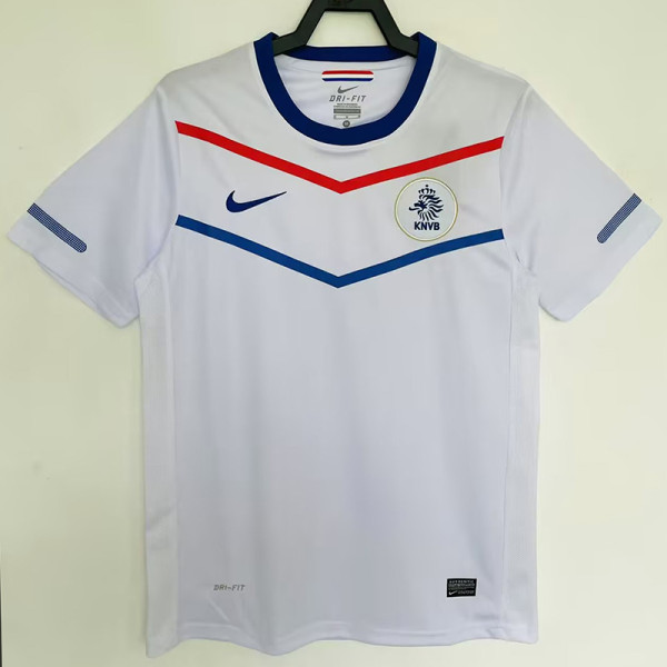 2010 Netherlands Away Retro Soccer Jersey