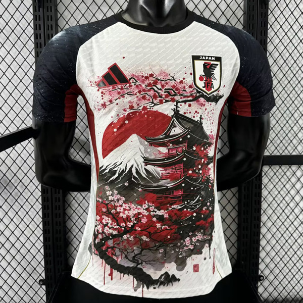 25/26 Japan Snowy Plum Blossom White Player Version  Soccer Jersey