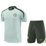 25/26 CHE Light Green Training Shorts Suit