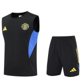 25/26 Man Utd  Black Tank top and shorts suit